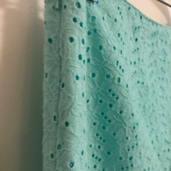 Vintage LL Bean Cotton Eyelet Skirt with Lining Size 12 - Picture 2 of 6